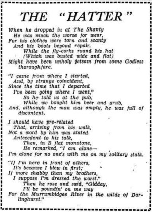 Hatter Poem